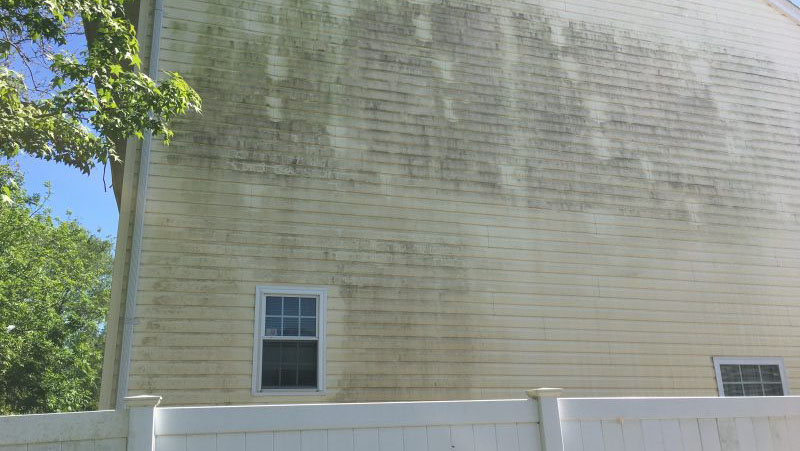 Before house siding