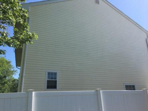 after house siding